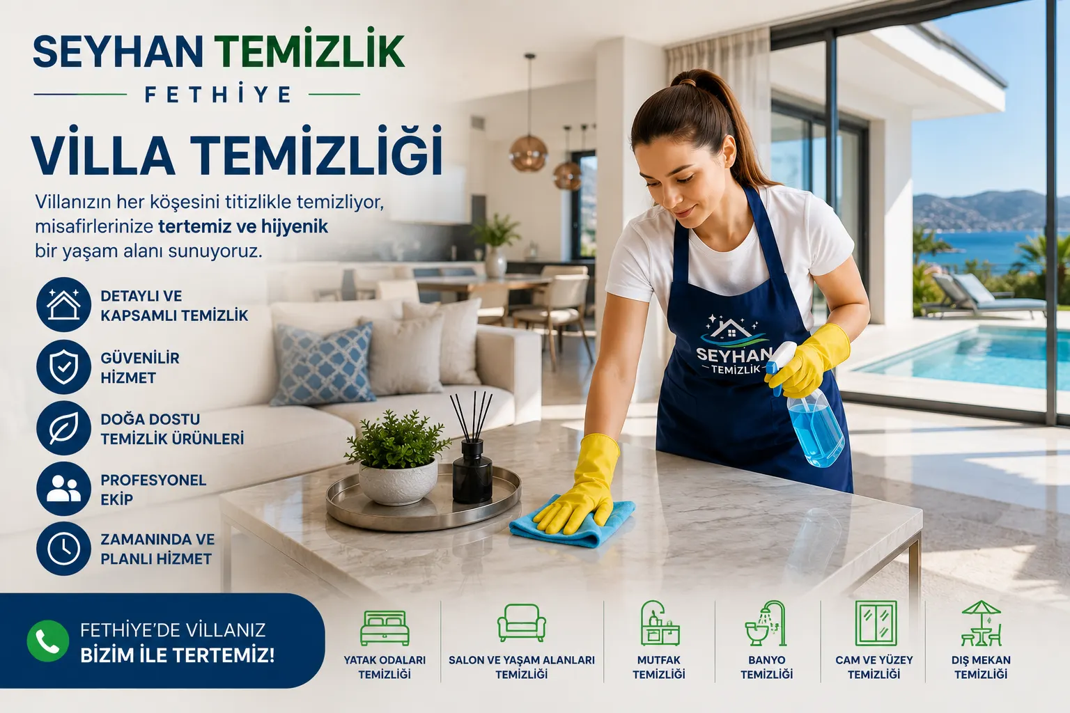 Fethiye Villa Temizliği – Seyhan Temizlik